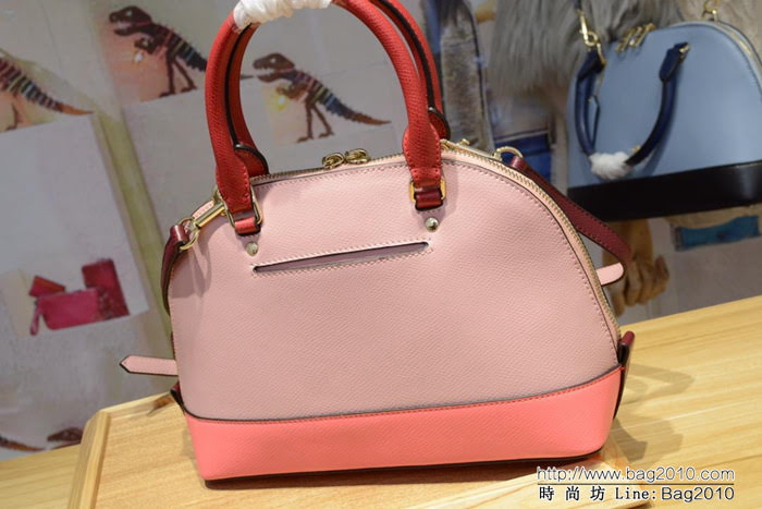 COACH蔻馳 蔻馳原單 全皮貝殼包 37249 容量大 簡單實用 手提斜挎包  Chz1115